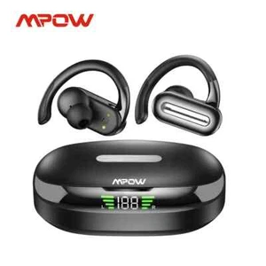 Mpow TWS Auricolari Wireless Bluetooth 5.4 Display Digitale Gancio Orecchio Auricolari Sport - Foto 1 di 15