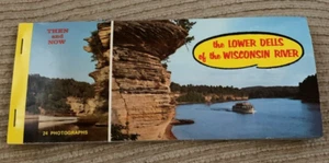 VINTAGE LOWER DELLS OF THE WISCONSIN RIVER 24 FOTOKARTEN BOOKLET - Bild 1 von 2