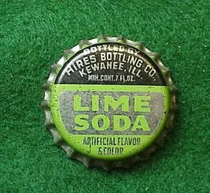 Lime Soda Bottle Cap - Cork - Kewanee, IL - 8B2 - Picture 1 of 2