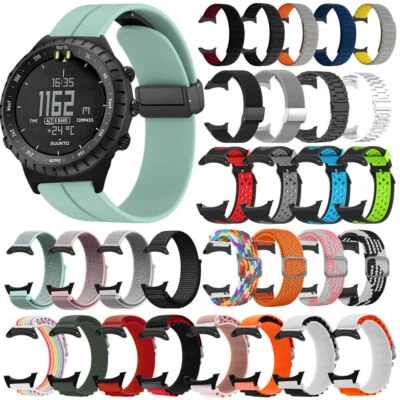 Für Suunto Core Smart Watch Silikon Nylon Edelstahl Uhrenarmband/Metall Stecker - Bild 1 von 4
