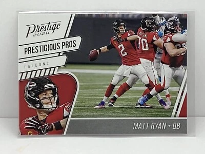 2020 Panini Prestige #PP-MR Matt Ryan Prestigious Pros Insert Atlanta Falcons - Image 1 of 2