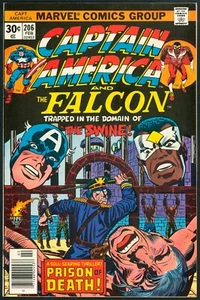 Capitán América 206 en estado bastante bueno/casi nuevo 9,0 Marvel 1977 - Imagen 1 de 3