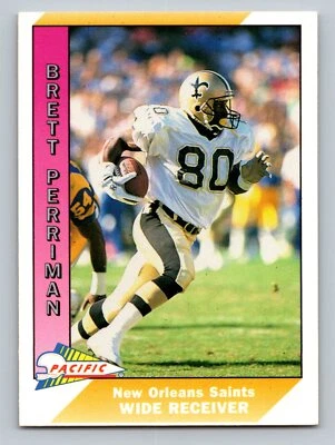 Brett Perriman 1991 Pacific #335 New Orleans Saints - Image 1 of 2