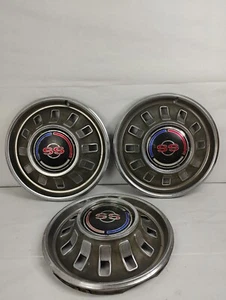 Em Set of 3 1967 Chevy Impala Super Sport Wheel Hubcaps  14" - Picture 1 of 18
