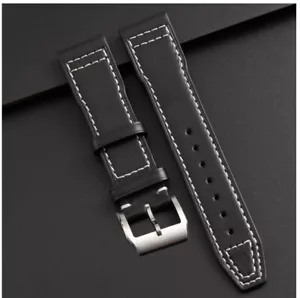 Leather Watch Strap Band 20mm 21mm 22mm for IWC Watches Leather Strap - Picture 1 of 15