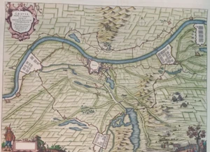 Olanda GRAVE STAMPA MAPPA Assedio di Gravia (1602) siege of Grave Paesi Bassi - Foto 1 di 20