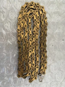 KMC X11 XXSP XX-SP XX SP Titanium Nitride Gold chain SRAM - Picture 1 of 3