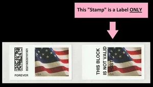 US CVP108 Flag Kiosk ATM F horz pair Not Valid MNH 2018 - Picture 1 of 1