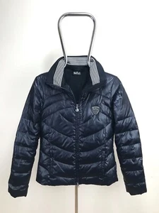 Women’s S/36,Emporio Armani EA7 Ski Down Navy Blue Nylon Jacket,Coat,RRP800$ - Picture 1 of 16