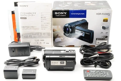 Sony HDR-CX590V Full HD Digital Camcorder Handycam Black【N.MINT in BOX】JAPAN #79 - Image 1 of 4