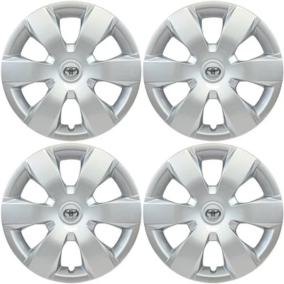 2007-2011 Toyota Camry 16" calotas de substituição tampas de roda CONJUNTO/4 429-16S + LOGOTIPO - Imagem 1 de 4