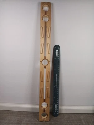 Pieza de repuesto Hape Quadrilla Marble Run grande pista de madera recta 19,5 pulgadas Foto 1 de 4