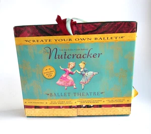 Nutcracker Paper Puppet Theatre Set Ballet Theater Christmas Interactive Book CD - Picture 1 of 6