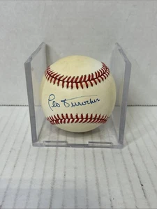 Leo Durocher Signed Rawlings National League Baseball Chicago Cubs D3 - Picture 1 of 6