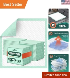Disposable Incontinence Pads 36x36 100 Pack - Picture 1 of 8