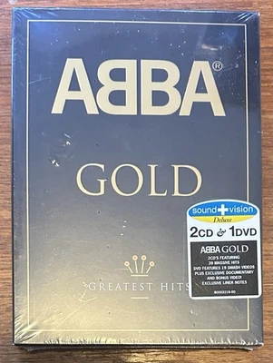 ABBA 2 CD & 1 DVD Sound & Vision Gold Greatest Hits Brand New Sealed Mamma Mia + - Image 1 of 2