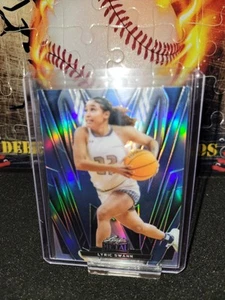 2024 Leaf Metal Women Of Sport Base Platinum Blue  #58 Lyric Swann /20 - Picture 1 of 2