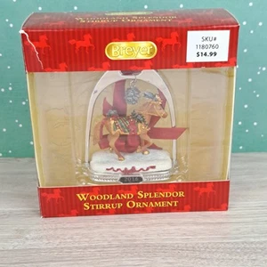 BREYER Pferd Wald Pracht Steigbügel Weihnachtsschmuck #700317 2016 - Bild 1 von 17