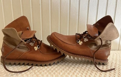 РЕДКИЕ мужские Timberland Abington коллекции сложить загрузки кружева лодыжки кожи коричневый 7,5 М - Изображение 1 из 4