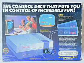 Consola Nintendo NES-001 Control Deck En Caja Sin Mario Embalaje Original - Probada
