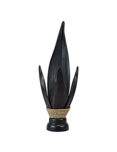 Lampe de Chevet en Feuilles de Cocotier et Acajou - Bild 1 von 5