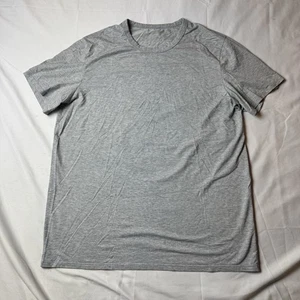 Camiseta básica de manga corta Lululemon de 5 años gris jaspeado suave para hombre XL BONITA - Imagen 1 de 6