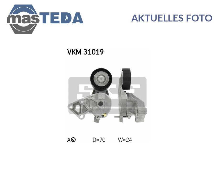 SKF Vkm31019 Riemenspanner Keilrippenriemen Rippenriemen für Audi 1995 - 2010