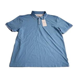 Kenneth Cole Men's Polo T-Shirt Tropic Blue Size XL - Picture 1 of 2
