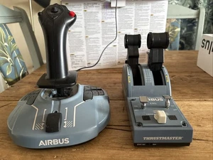 Thrustmaster Captain Airbus Flight Stick and Throttle Quadrant Set for PC / XBOX - Picture 1 of 4