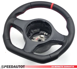 Steering Wheel Flattened Leather Alfa Romeo 159 Exchange - Imagen 1 de 2