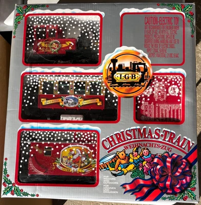 LGB 72550 Christmas Steam Engine Train Set G Scale - Lights & Smoke - MINT SHAPE - Image 1 of 4