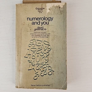 Numerology and You Paperback 1971 primera edición por David Greenacre raro oculto - Imagen 1 de 12