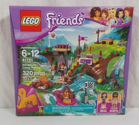 LEGO FRIENDS 41121 ADVENTURE CAMP RAFTING 320 PCS BRAND NEW RETIRED