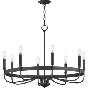 Maxim Lighting 14498BK Frankie Chandelier Black - Picture 1 of 3