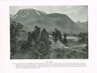 Ben Nevis From Banavie Antique Picture Victorian Old Print 1899 TQET#216