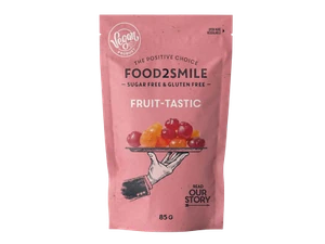 FOOD2SMILE Vegane Fruit-Tastic ohne Zuckerzusatz 85g (35,18 EUR/kg) - Bild 1 von 1