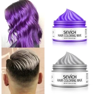 Hair Colour Wax Styling Dye Mud SEVICH Cream Unisex Colors DIY Colouring UK - Picture 1 of 4