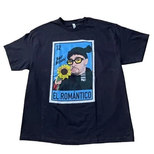 BAD BUNNY EL ROMANTICO Graphic Tee XXL Music Concert Graphic Tee Floral 2XL NEW - Picture 1 of 15