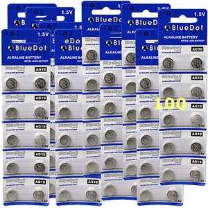 LOT 100 ~ SR54 SR1130W 189 L1130 SB-BU Alkaline Coin Watch Battery SHIPS FROM CA - Picture 1 of 1