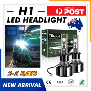2 x H1 LED Headlight Bulbs High Low Beam Globes For Holden Calibra 1991-1997 - Picture 1 of 21