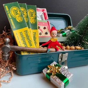 VTG 1950s 3M Sandpaper Lot 3 Packs OLD STOCK for Decor Display Christmas Crafts - Picture 1 of 24