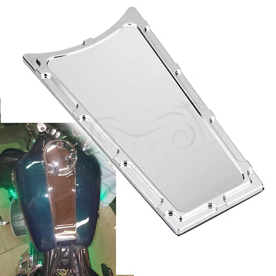 Chrome Fuel Dash Insert Cover For Harley Electra Road Tour Glide Ultra Classic - Image 1 of 4