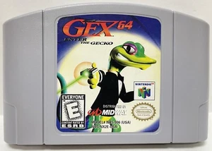 Juego Original Gex 64 Enter the Gecko Nintendo 64 N64 | 1998 Probado y Limpio - Imagen 1 de 10