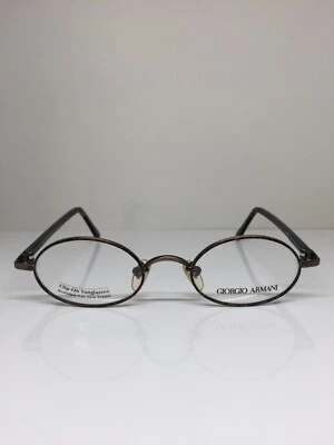 New Vintage Giorgio Armani 250 Eyeglasses GA 250 C. 1021 Tortoise 46-20mm Italy - Image 1 of 4