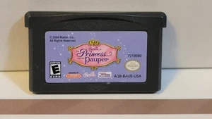 Barbie as the Princess and the Pauper (Nintendo Game Boy Advance, 2004) GBA - Picture 1 of 2