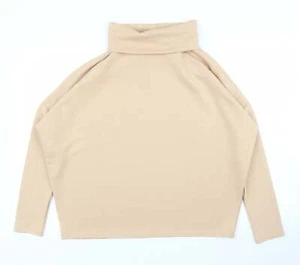 HOT!MESS Womens Beige Polyester Blend Blouse One Size - Picture 1 of 12