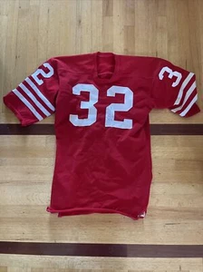 Camiseta deportiva de los Rawlings de los 49ers de San Francisco 1970 desgastada en el juego talla 42 firmada - Imagen 1 de 6