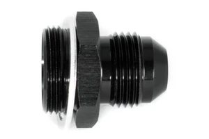Gewindeadapter 7/8"-20UNF zu Dash 6 / -6 AN / JIC 6 Schwarz eloxiert 9/16- 18UNF - Picture 1 of 3