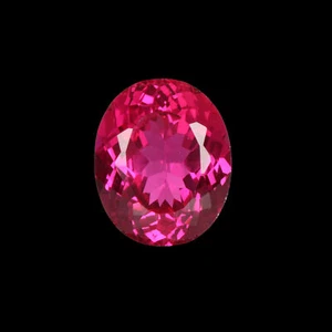 Lab-Created Red Ruby 10. Carat Oval Cut Loose Gemstone For Jewelry Making - Picture 1 of 6