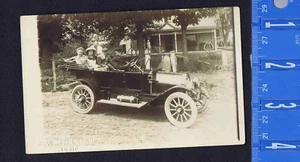 RAMBLER 40 HP Automobile AZO REAL PHOTO RPPC Postcard c1910 - Picture 1 of 2